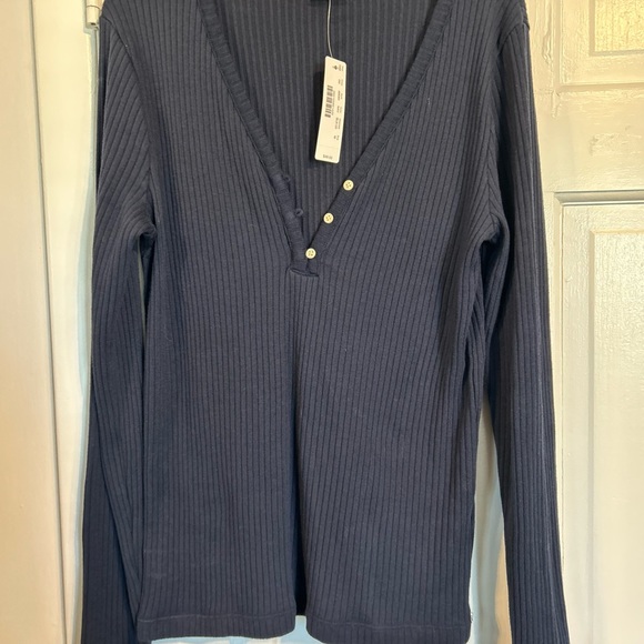 J.Crew Ribbed henley - Picture 2 of 4